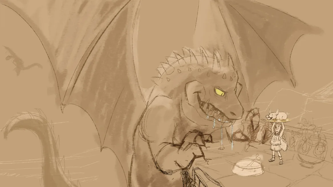 02 Dragon-Sketch